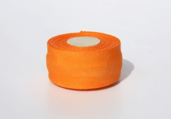 Bio Lenkerband aus Baumwolle, orange