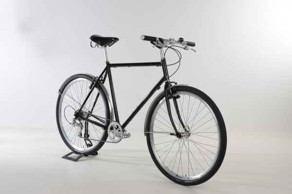 Simon-Bikes Classic, 28 Zoll schwarz/silber, Schutzbleche, Vorführrad