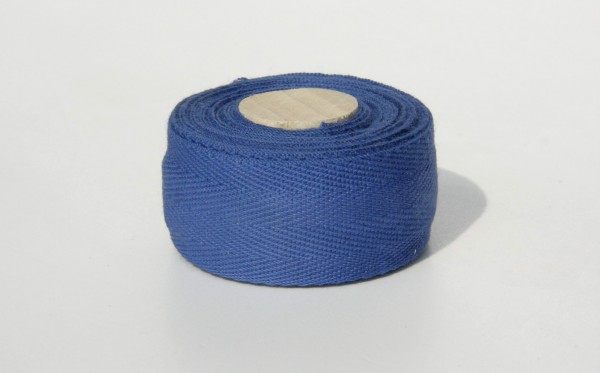 Bio Lenkerband aus Baumwolle, blau